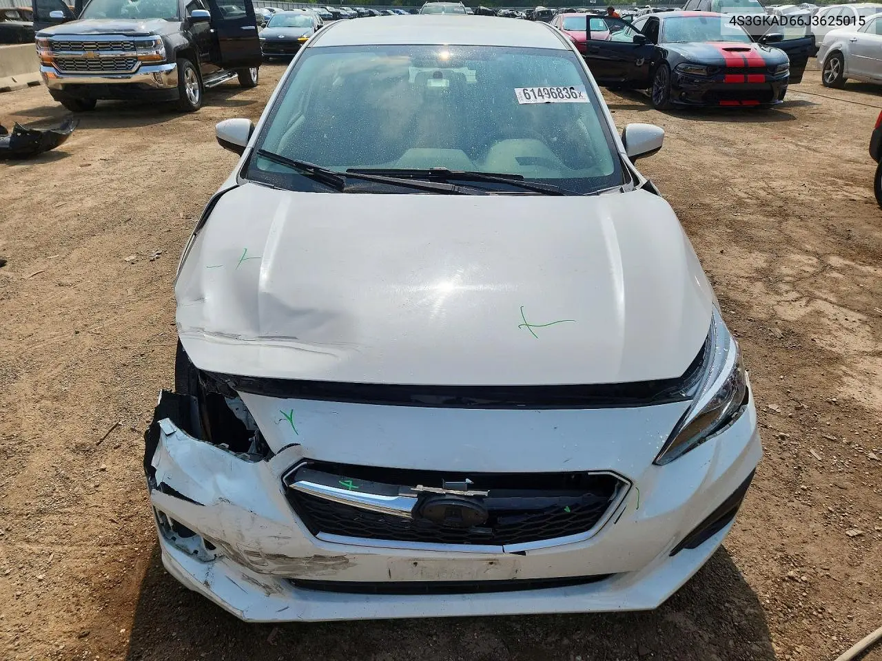 2018 Subaru Impreza Premium Plus VIN: 4S3GKAD66J3625015 Lot: 61496836