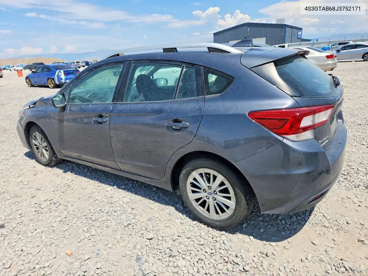 2018 Subaru Impreza Premium VIN: 4S3GTAB68J3752171 Lot: 61732136