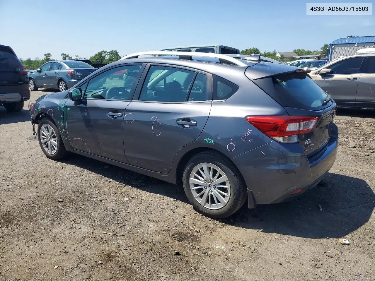 2018 Subaru Impreza Premium Plus VIN: 4S3GTAD66J3715603 Lot: 61734466