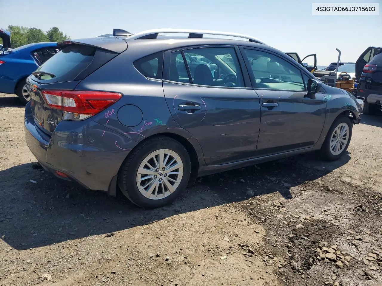 2018 Subaru Impreza Premium Plus VIN: 4S3GTAD66J3715603 Lot: 61734466