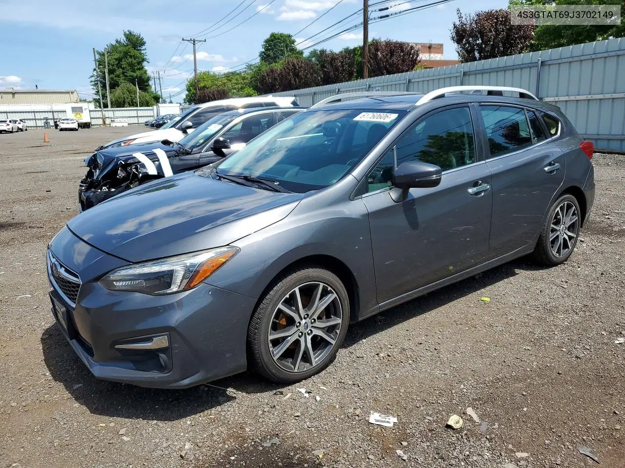 2018 Subaru Impreza Limited VIN: 4S3GTAT69J3702149 Lot: 61760606