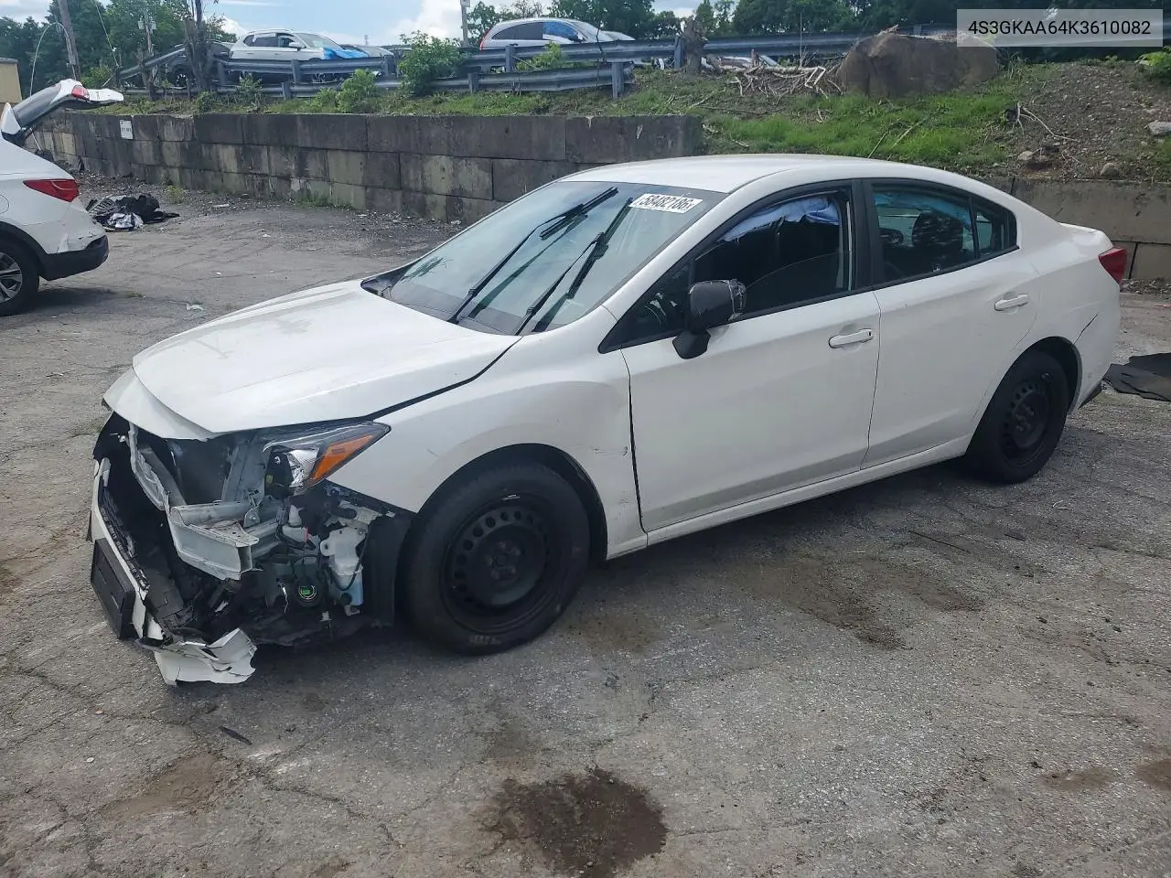 2019 Subaru Impreza VIN: 4S3GKAA64K3610082 Lot: 58482186