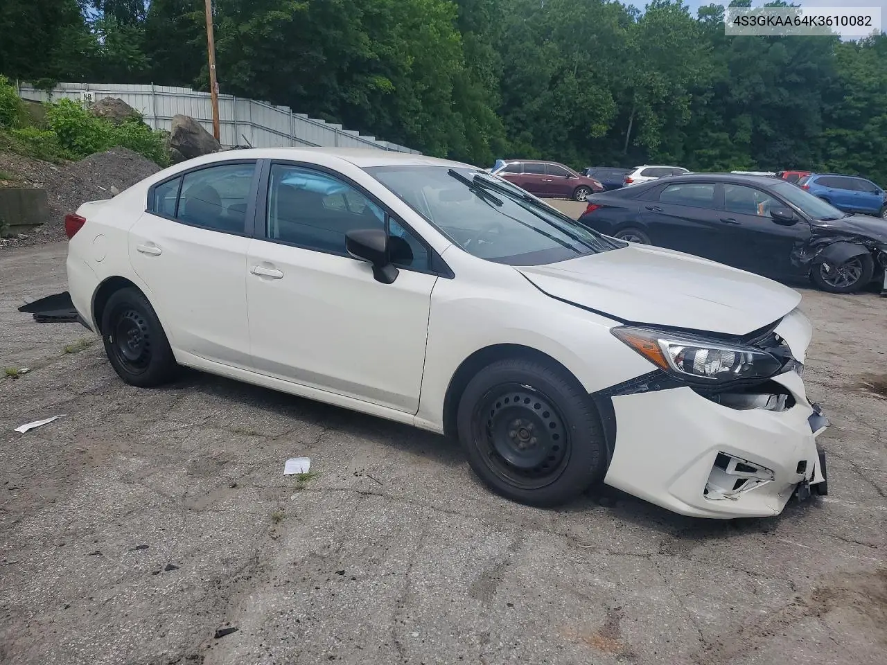 2019 Subaru Impreza VIN: 4S3GKAA64K3610082 Lot: 58482186