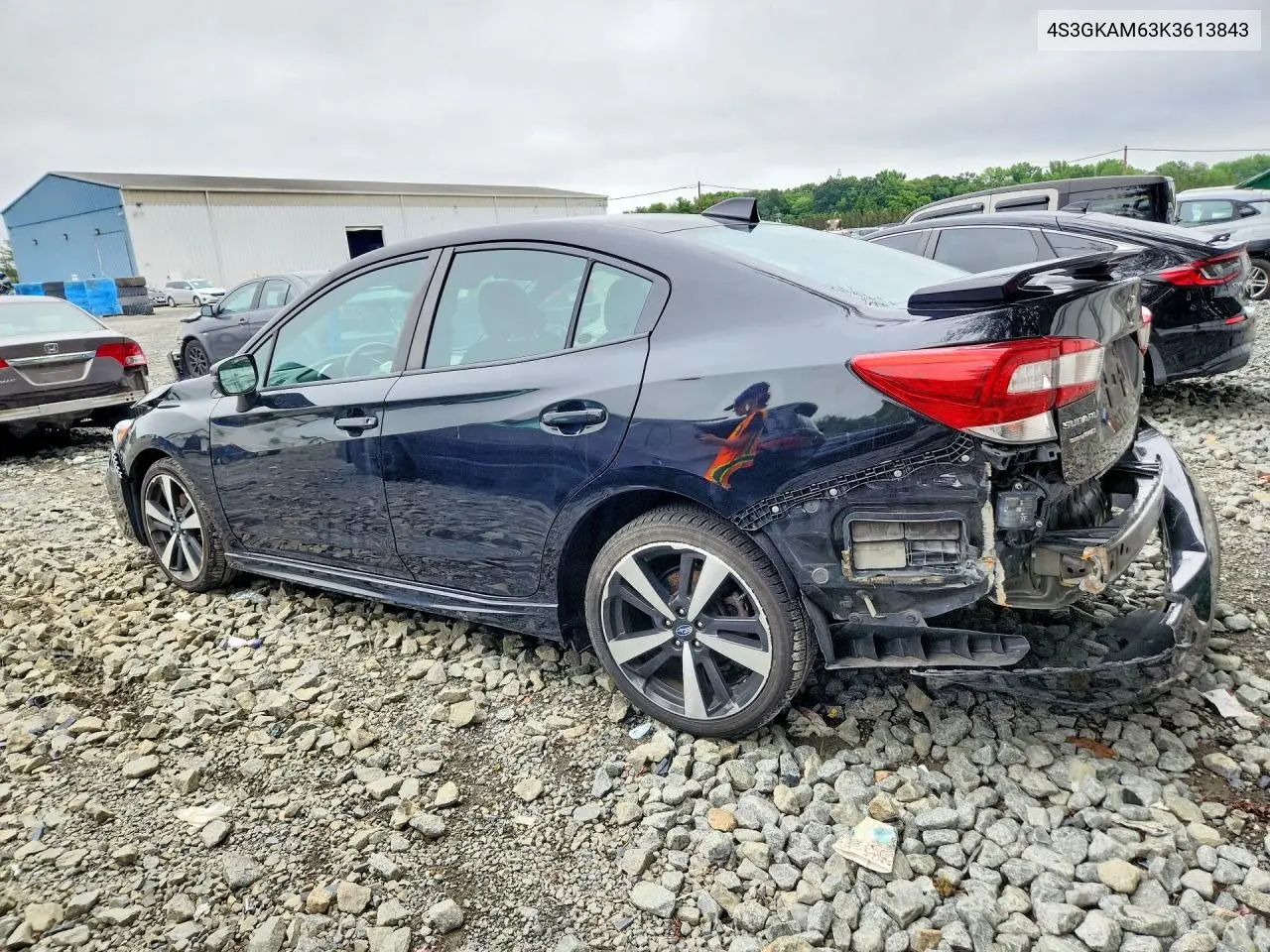 2019 Subaru Impreza Sport VIN: 4S3GKAM63K3613843 Lot: 60143976