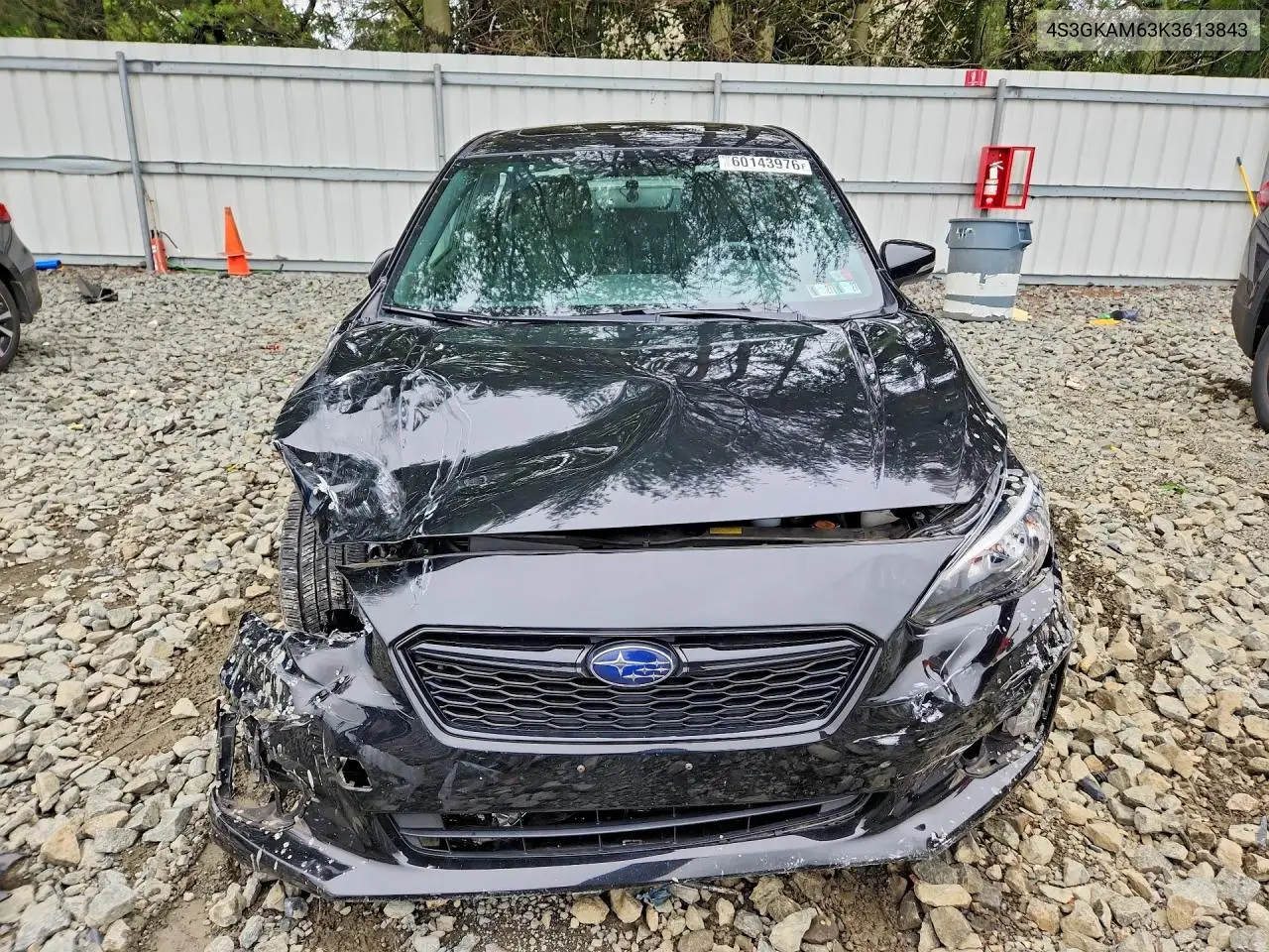 2019 Subaru Impreza Sport VIN: 4S3GKAM63K3613843 Lot: 60143976