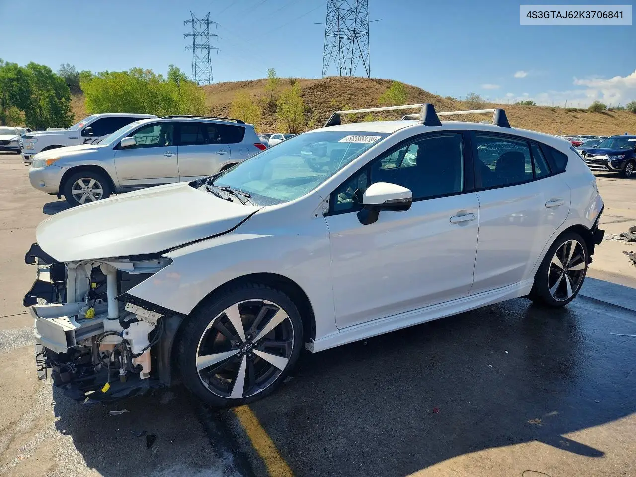 2019 Subaru Impreza Sport VIN: 4S3GTAJ62K3706841 Lot: 60208836