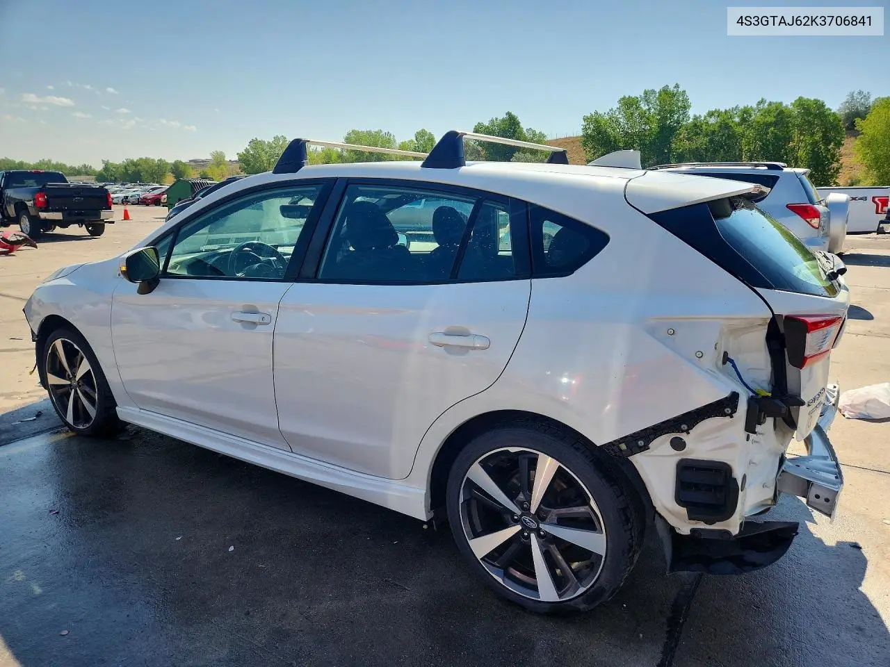2019 Subaru Impreza Sport VIN: 4S3GTAJ62K3706841 Lot: 60208836