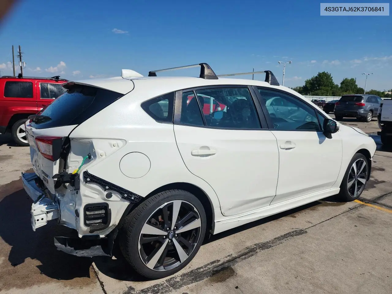 2019 Subaru Impreza Sport VIN: 4S3GTAJ62K3706841 Lot: 60208836