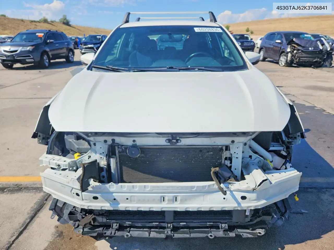 2019 Subaru Impreza Sport VIN: 4S3GTAJ62K3706841 Lot: 60208836