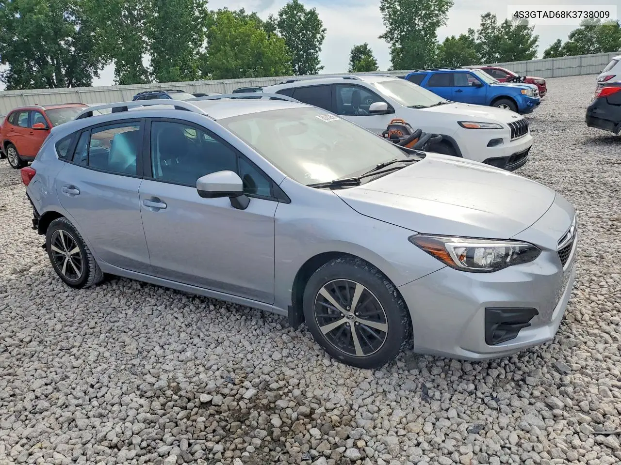 2019 Subaru Impreza Premium VIN: 4S3GTAD68K3738009 Lot: 60305956