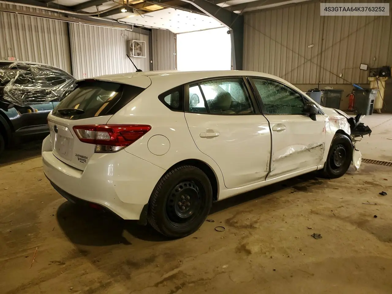 2019 Subaru Impreza VIN: 4S3GTAA64K3763252 Lot: 61528926