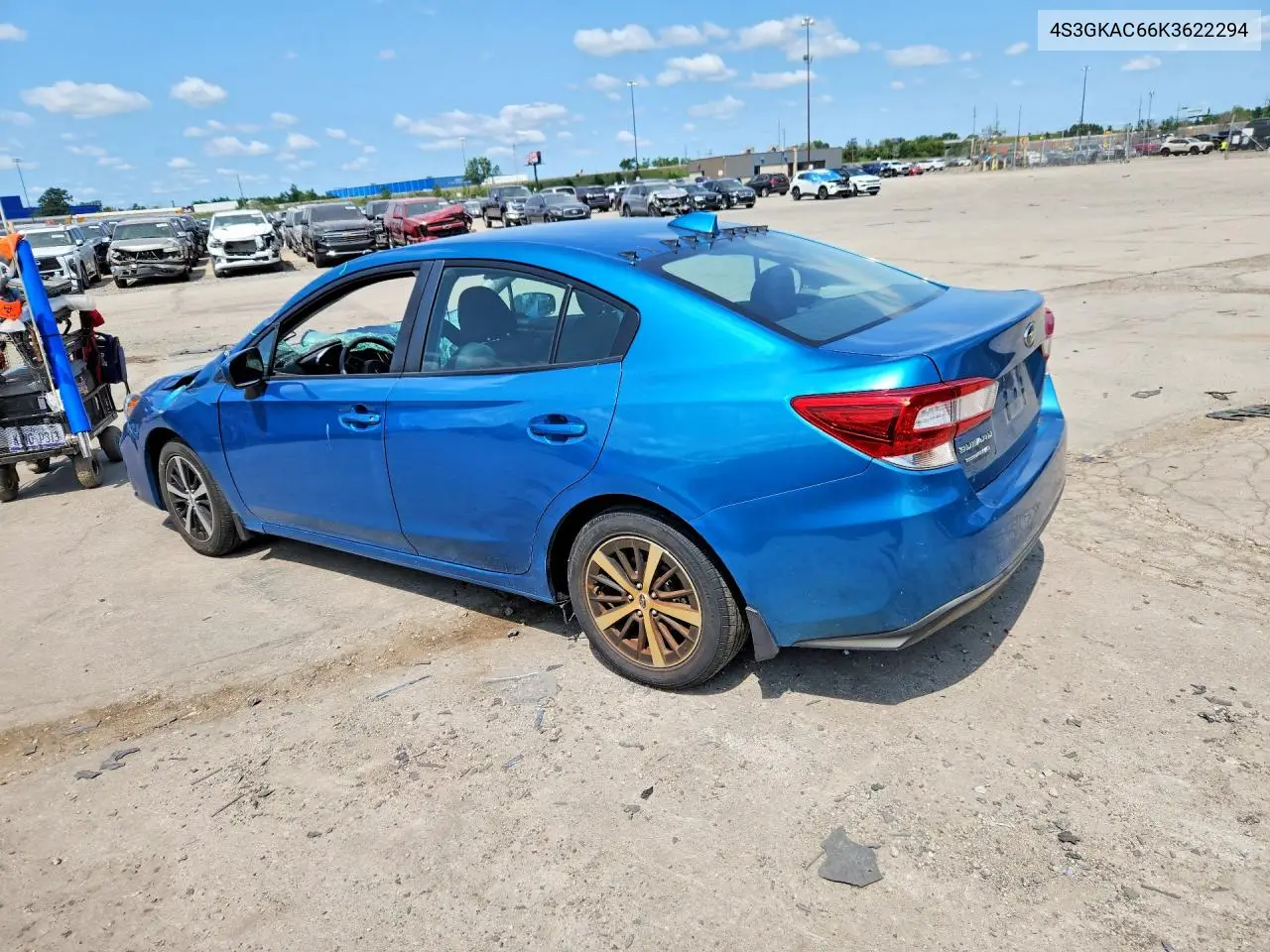 2019 Subaru Impreza Premium VIN: 4S3GKAC66K3622294 Lot: 61721746