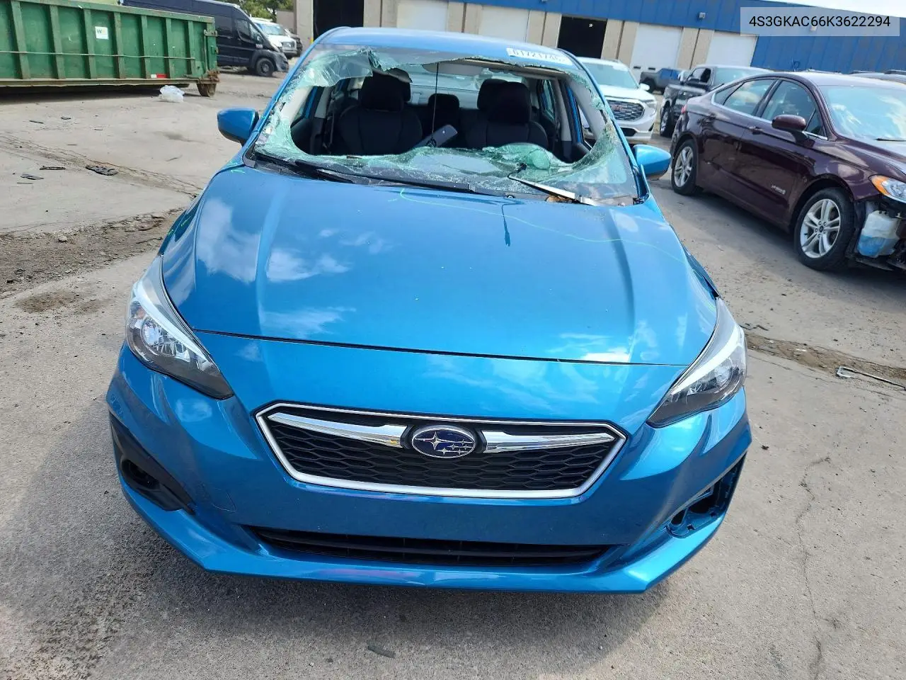 2019 Subaru Impreza Premium VIN: 4S3GKAC66K3622294 Lot: 61721746