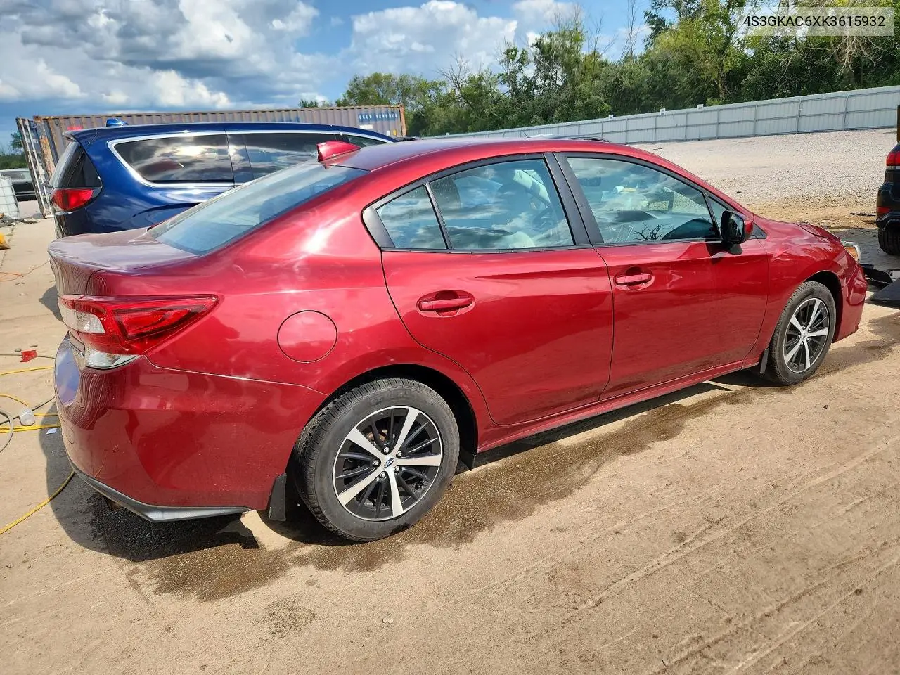 2019 Subaru Impreza Premium VIN: 4S3GKAC6XK3615932 Lot: 62035406