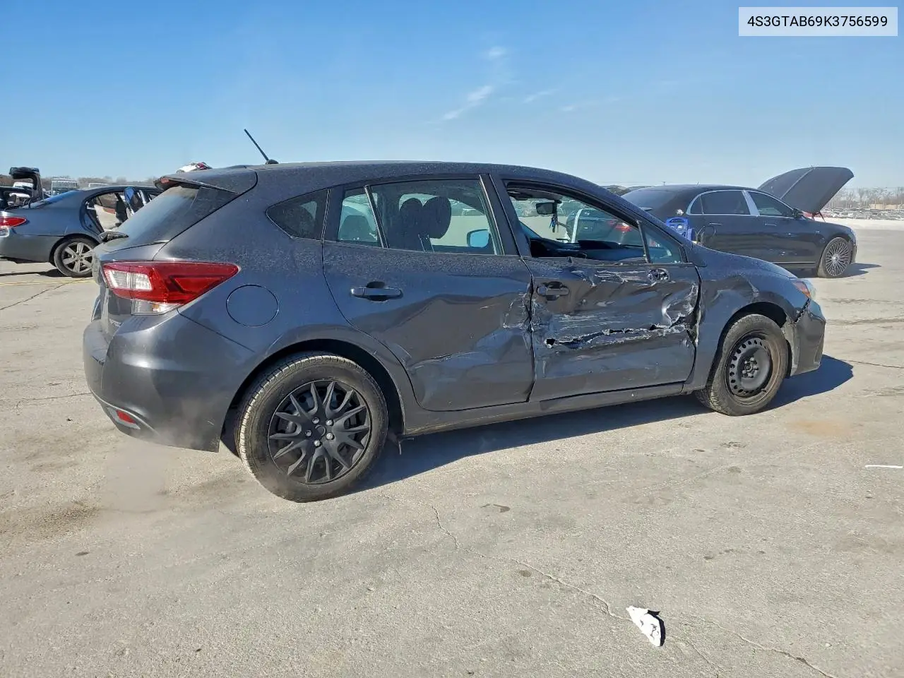 4S3GTAB69K3756599 2019 Subaru Impreza