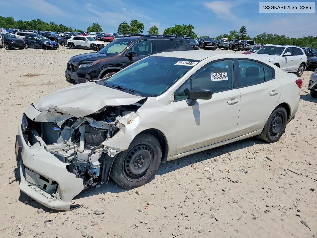 2020 Subaru Impreza VIN: 4S3GKAB62L3613286 Lot: 56639446