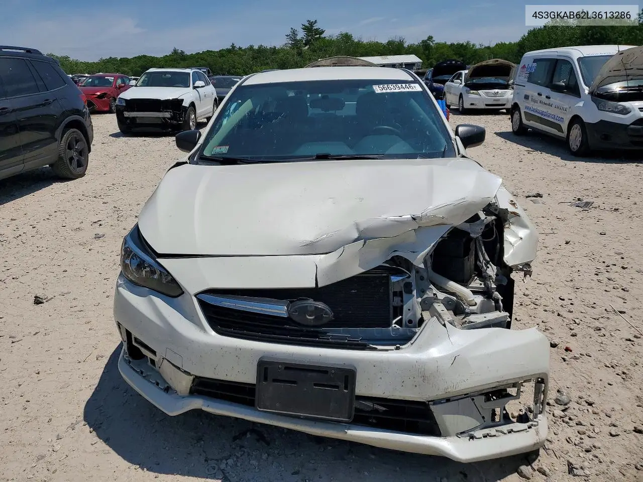 2020 Subaru Impreza VIN: 4S3GKAB62L3613286 Lot: 56639446
