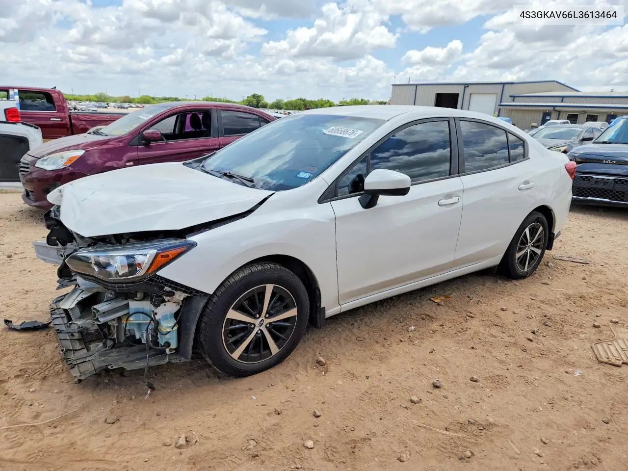 2020 Subaru Impreza Premium VIN: 4S3GKAV66L3613464 Lot: 60658676