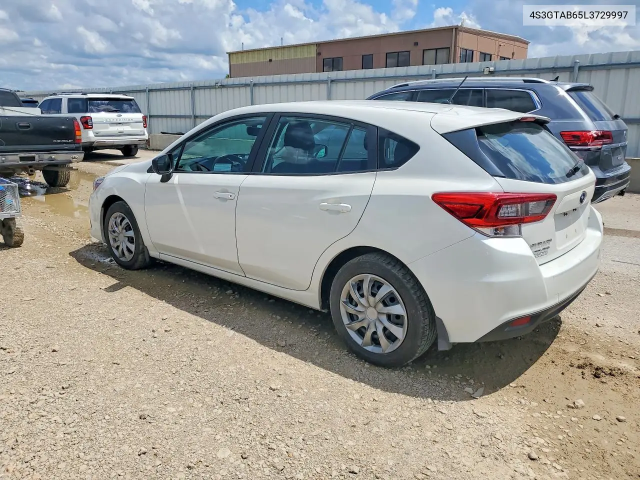 2020 Subaru Impreza VIN: 4S3GTAB65L3729997 Lot: 60693726
