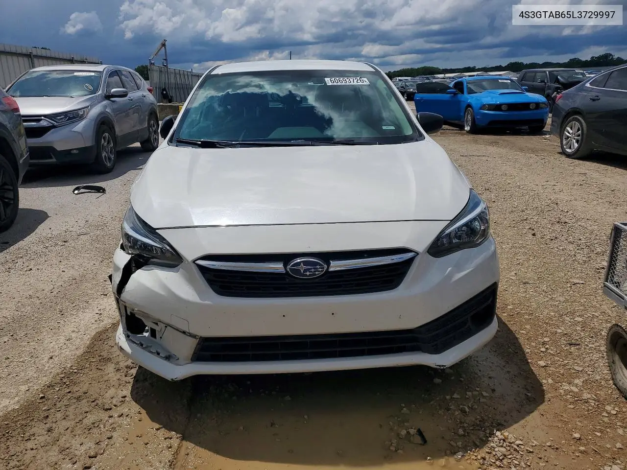 2020 Subaru Impreza VIN: 4S3GTAB65L3729997 Lot: 60693726