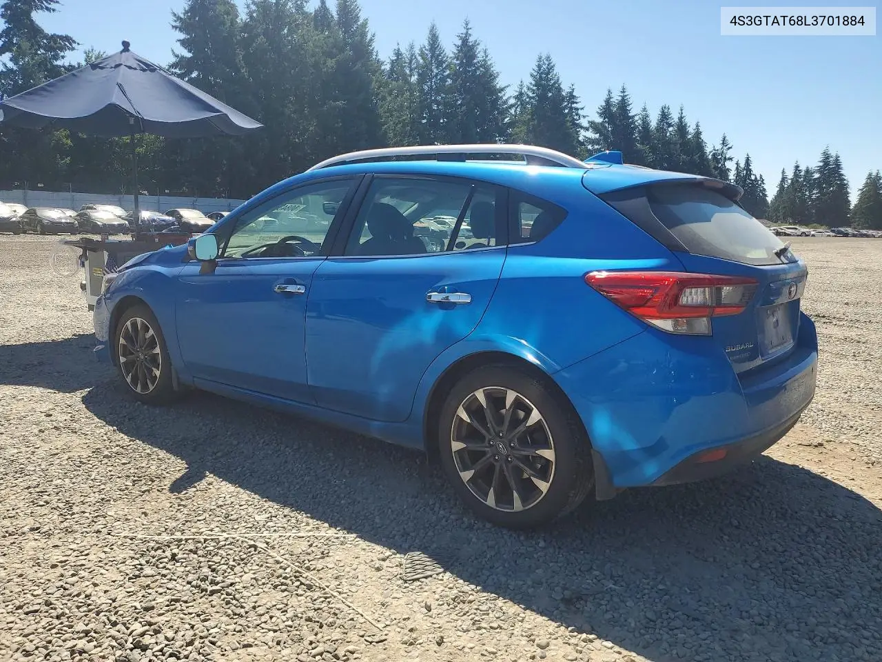 2020 Subaru Impreza Limited VIN: 4S3GTAT68L3701884 Lot: 60843506