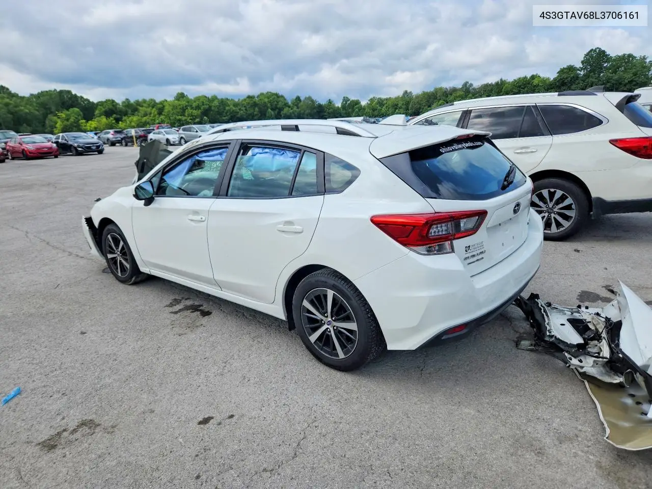 2020 Subaru Impreza Premium VIN: 4S3GTAV68L3706161 Lot: 61135106