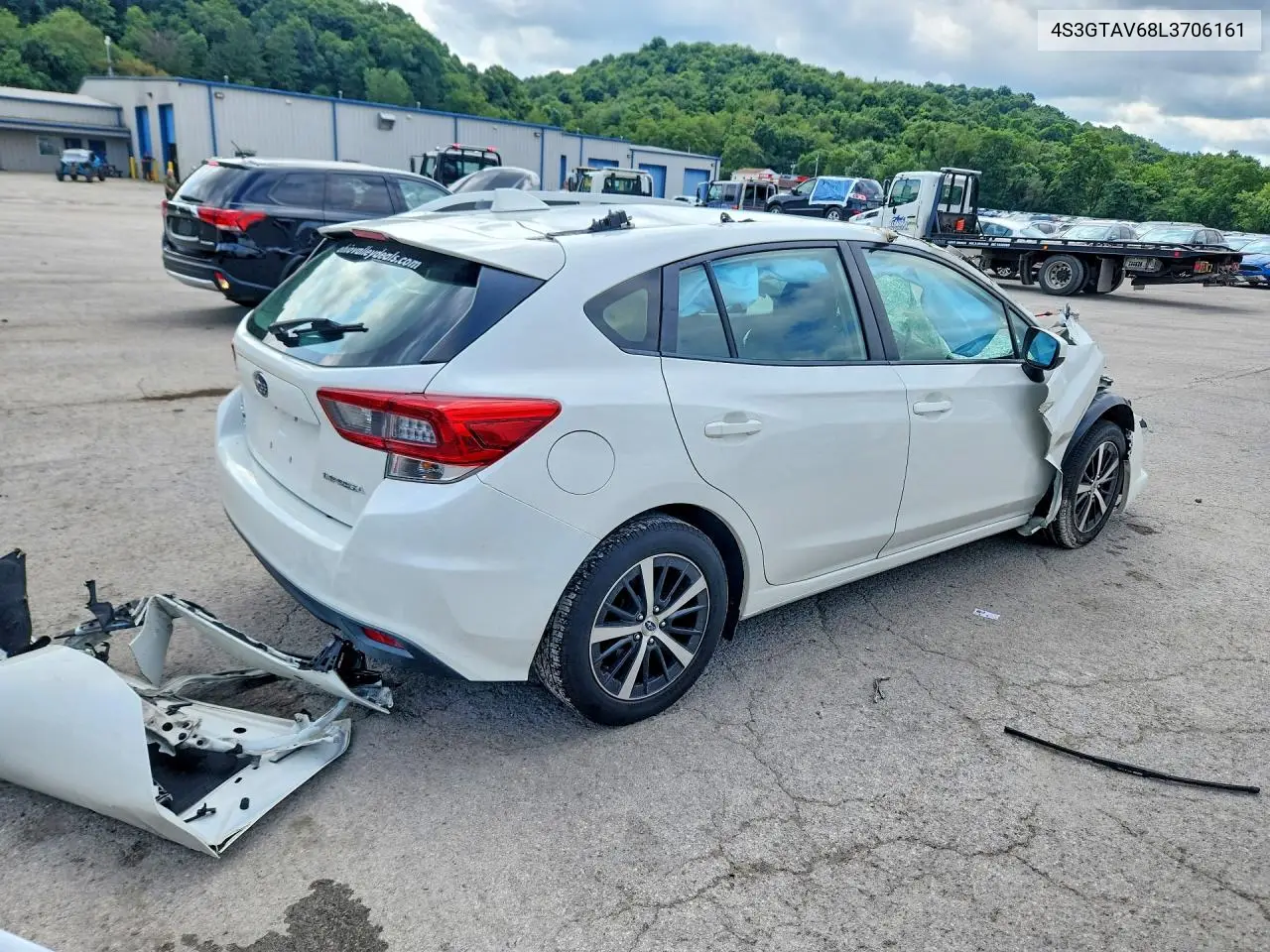 2020 Subaru Impreza Premium VIN: 4S3GTAV68L3706161 Lot: 61135106