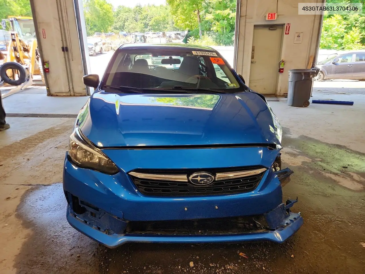 2020 Subaru Impreza VIN: 4S3GTAB63L3704306 Lot: 61300476