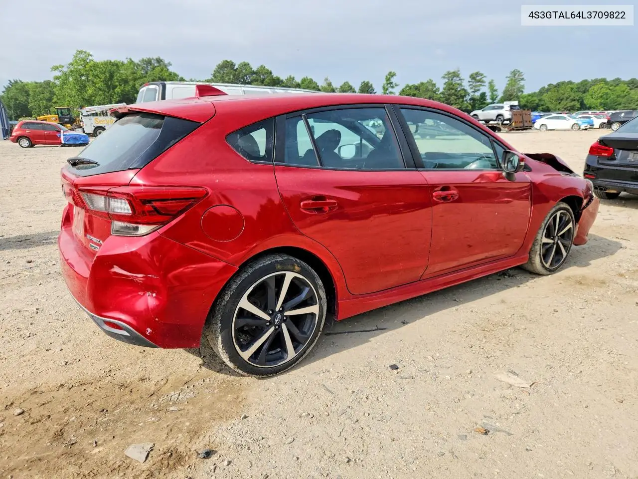 2020 Subaru Impreza Sport VIN: 4S3GTAL64L3709822 Lot: 61484336
