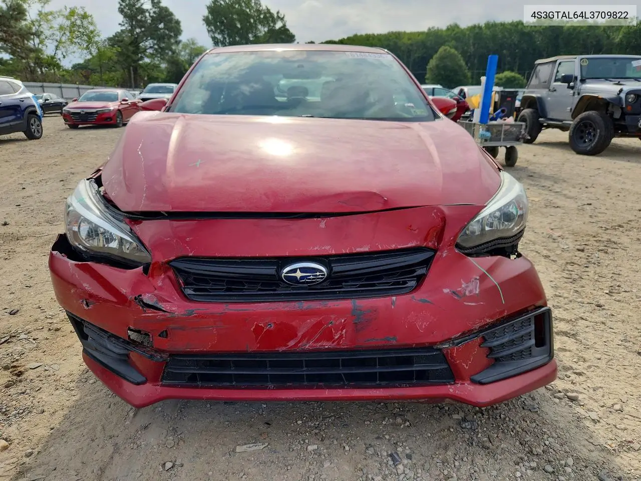 2020 Subaru Impreza Sport VIN: 4S3GTAL64L3709822 Lot: 61484336
