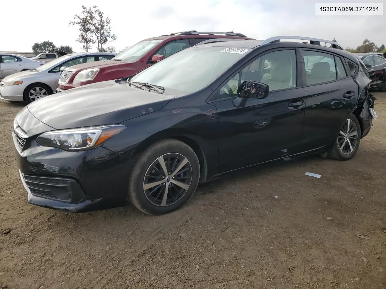 2020 Subaru Impreza Premium VIN: 4S3GTAD69L3714254 Lot: 76099174