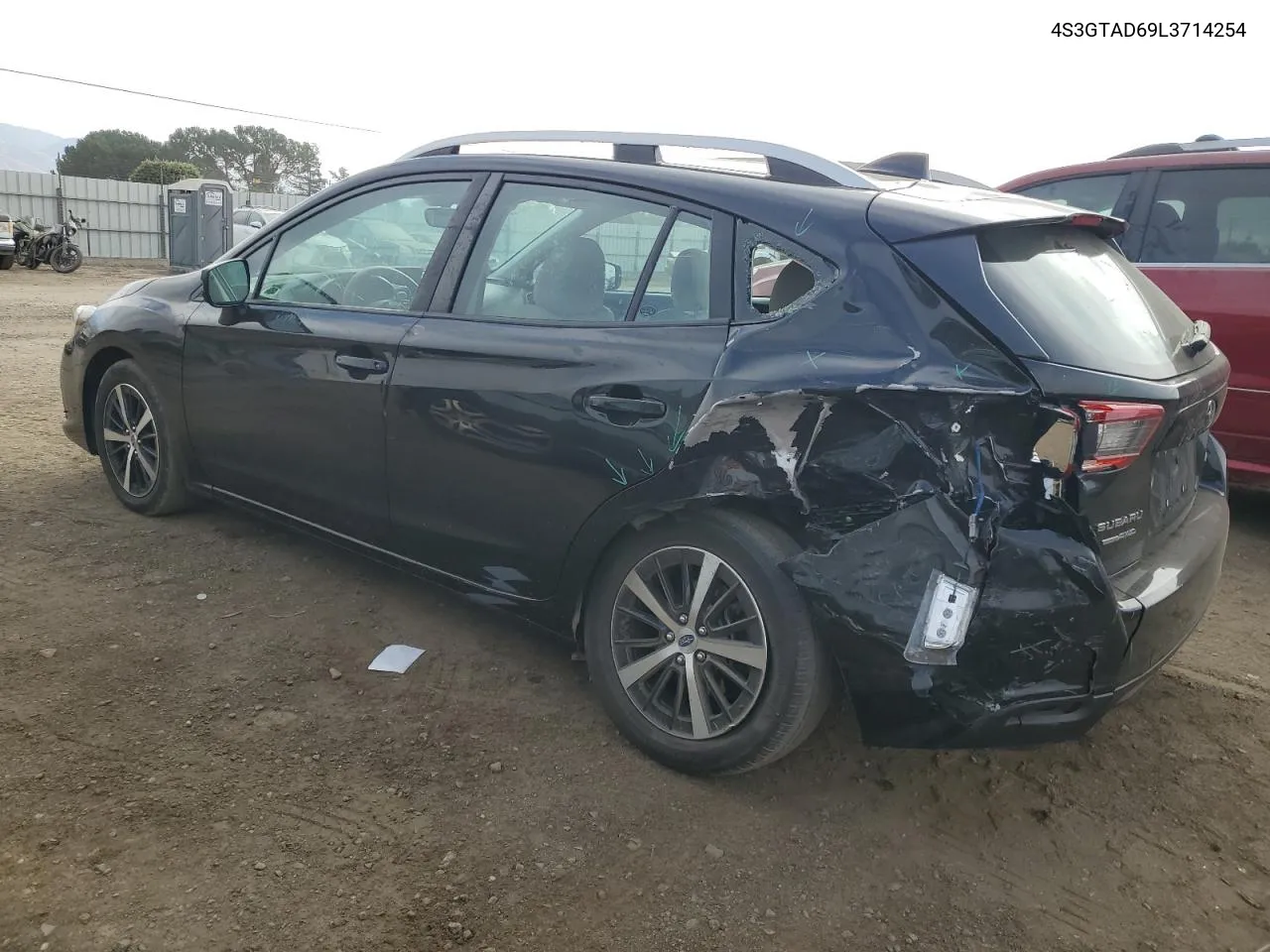 2020 Subaru Impreza Premium VIN: 4S3GTAD69L3714254 Lot: 76099174