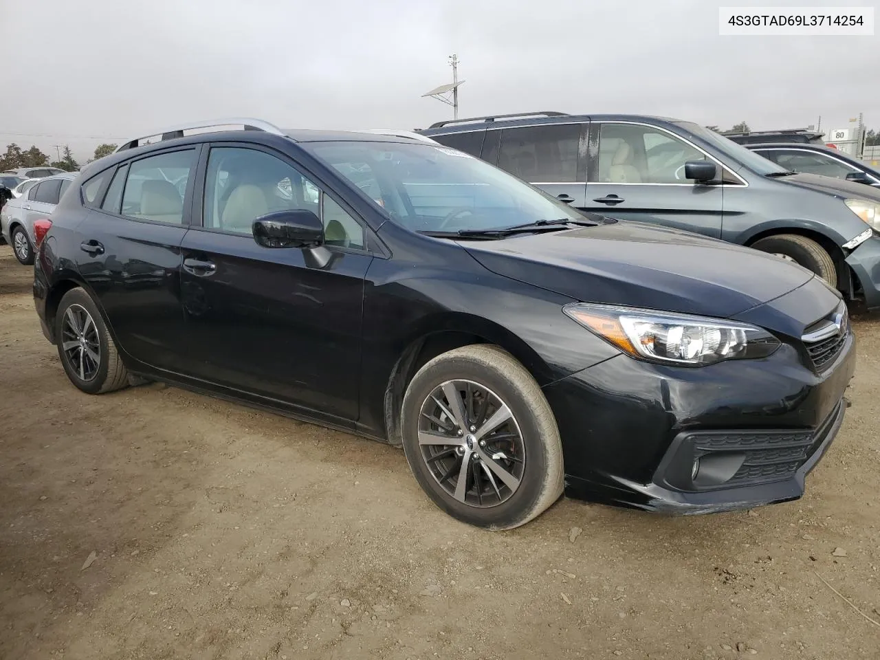 2020 Subaru Impreza Premium VIN: 4S3GTAD69L3714254 Lot: 76099174
