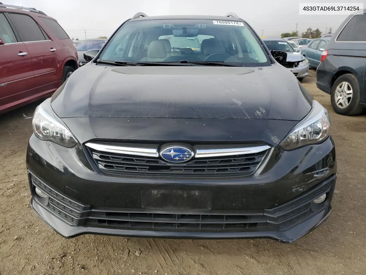2020 Subaru Impreza Premium VIN: 4S3GTAD69L3714254 Lot: 76099174