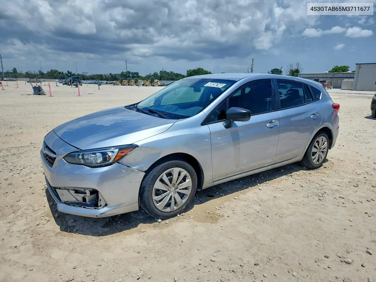 2021 Subaru Impreza VIN: 4S3GTAB65M3711677 Lot: 60036246