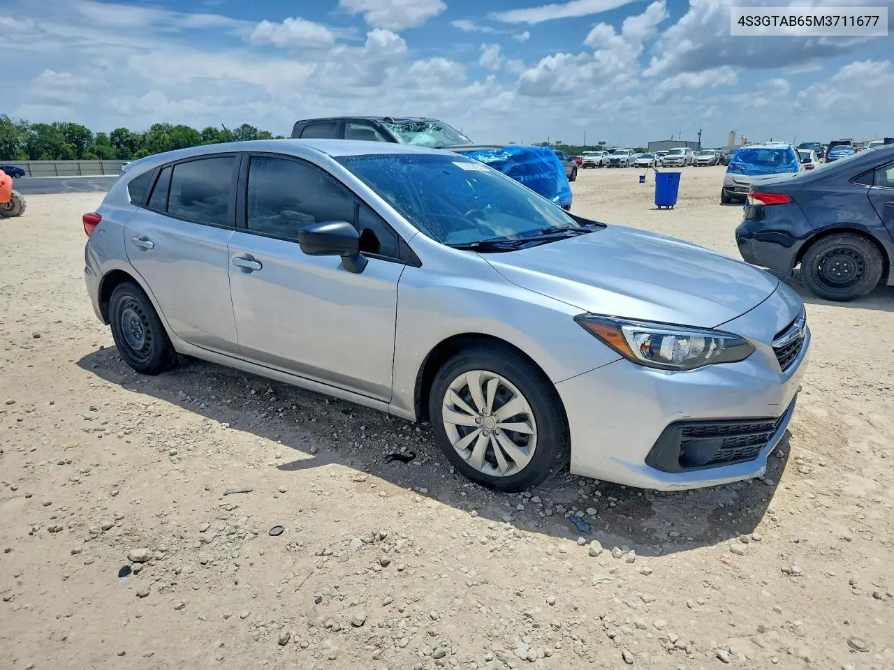 2021 Subaru Impreza VIN: 4S3GTAB65M3711677 Lot: 60036246