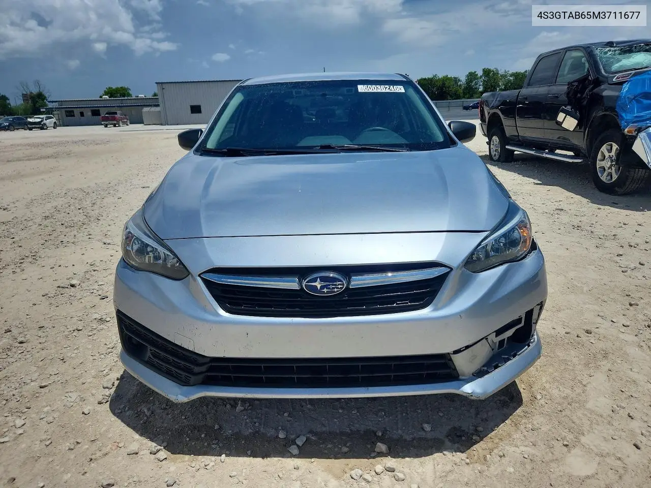 2021 Subaru Impreza VIN: 4S3GTAB65M3711677 Lot: 60036246