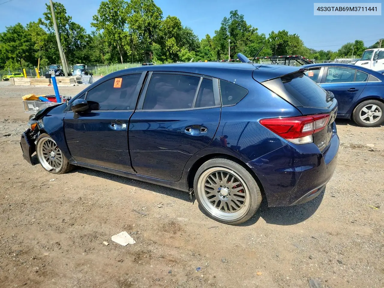 2021 Subaru Impreza VIN: 4S3GTAB69M3711441 Lot: 60830926