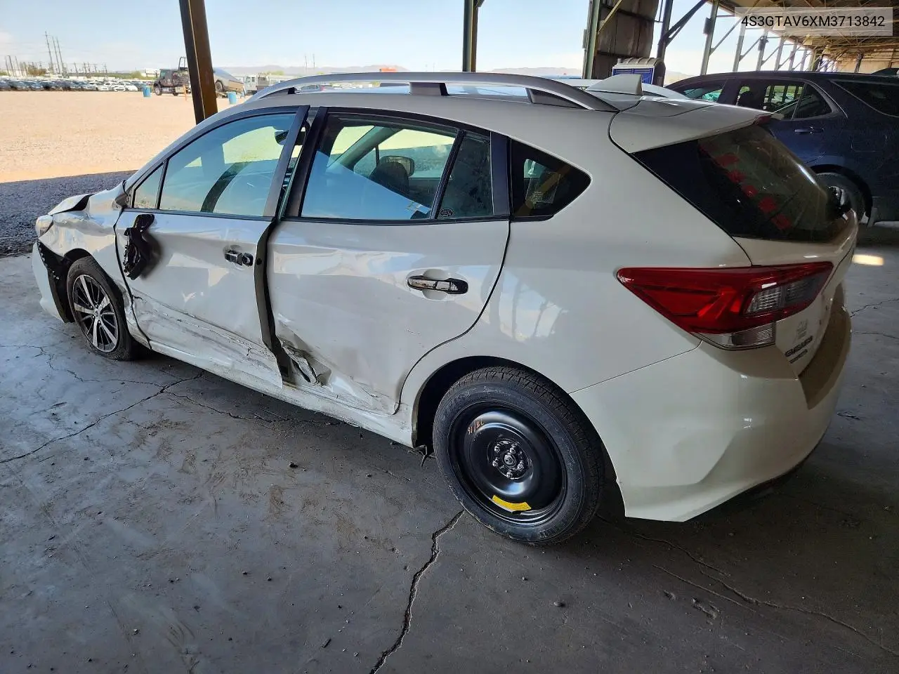 2021 Subaru Impreza Premium VIN: 4S3GTAV6XM3713842 Lot: 61229606