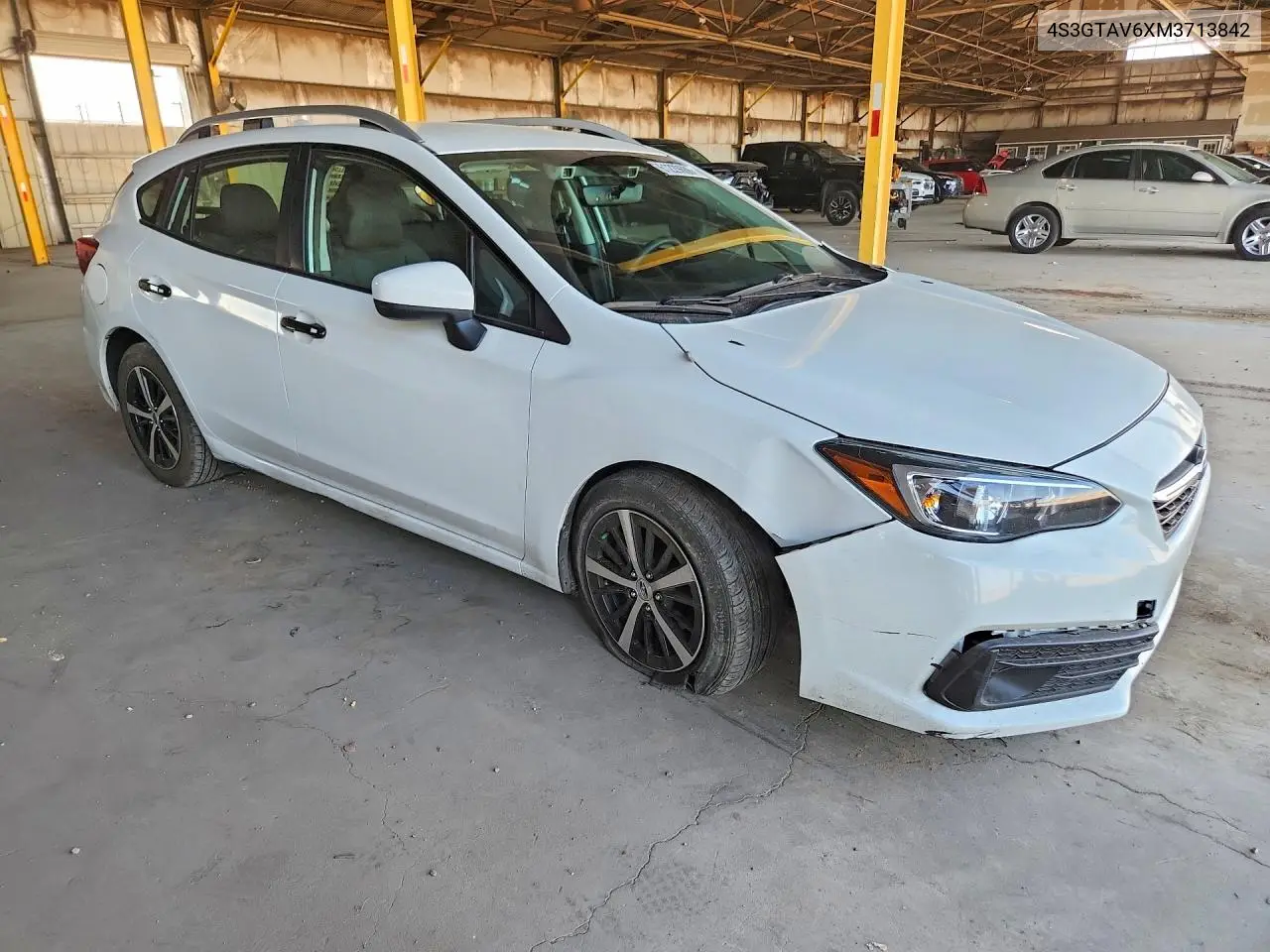 2021 Subaru Impreza Premium VIN: 4S3GTAV6XM3713842 Lot: 61229606