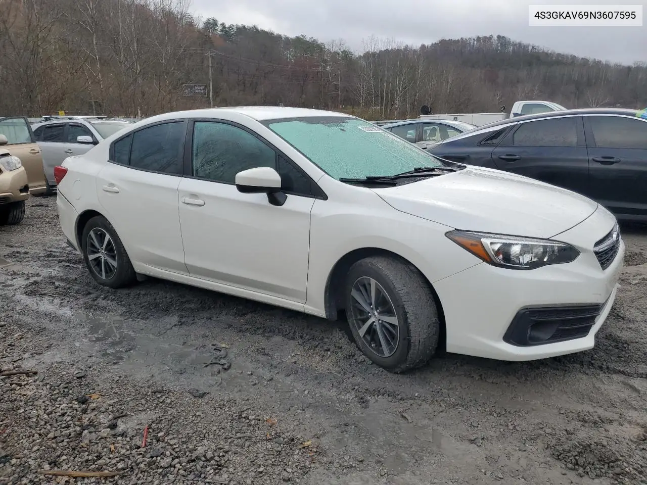 4S3GKAV69N3607595 2022 Subaru Impreza Premium