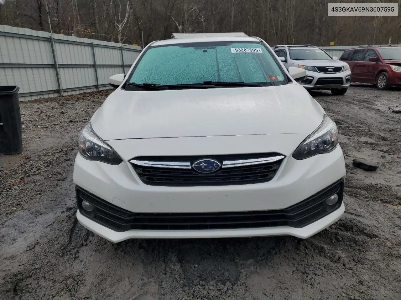 4S3GKAV69N3607595 2022 Subaru Impreza Premium