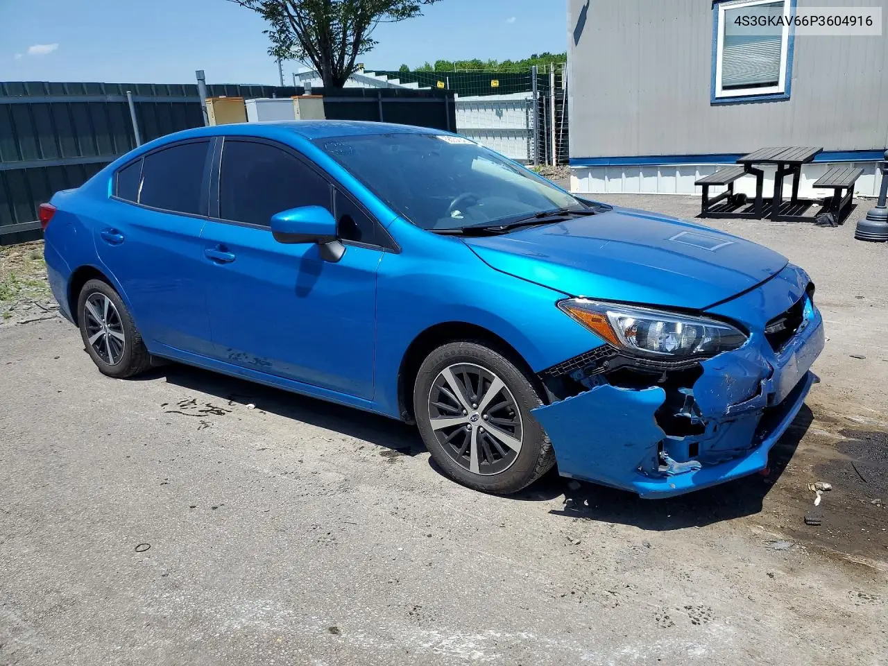 2023 Subaru Impreza Premium VIN: 4S3GKAV66P3604916 Lot: 56034046