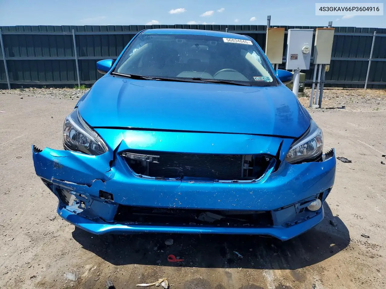 2023 Subaru Impreza Premium VIN: 4S3GKAV66P3604916 Lot: 56034046