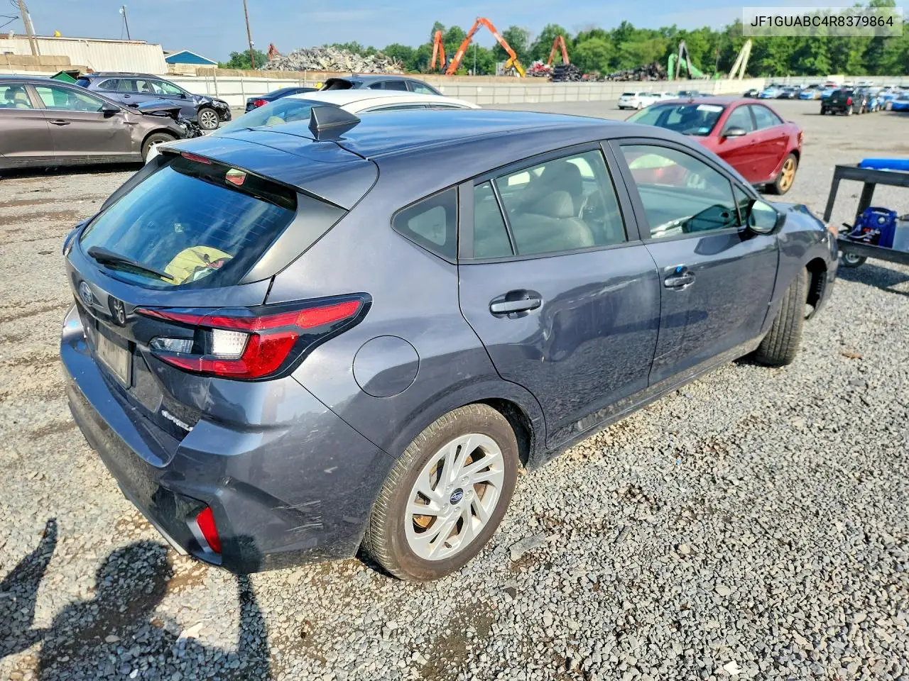 2024 Subaru Impreza VIN: JF1GUABC4R8379864 Lot: 60545526