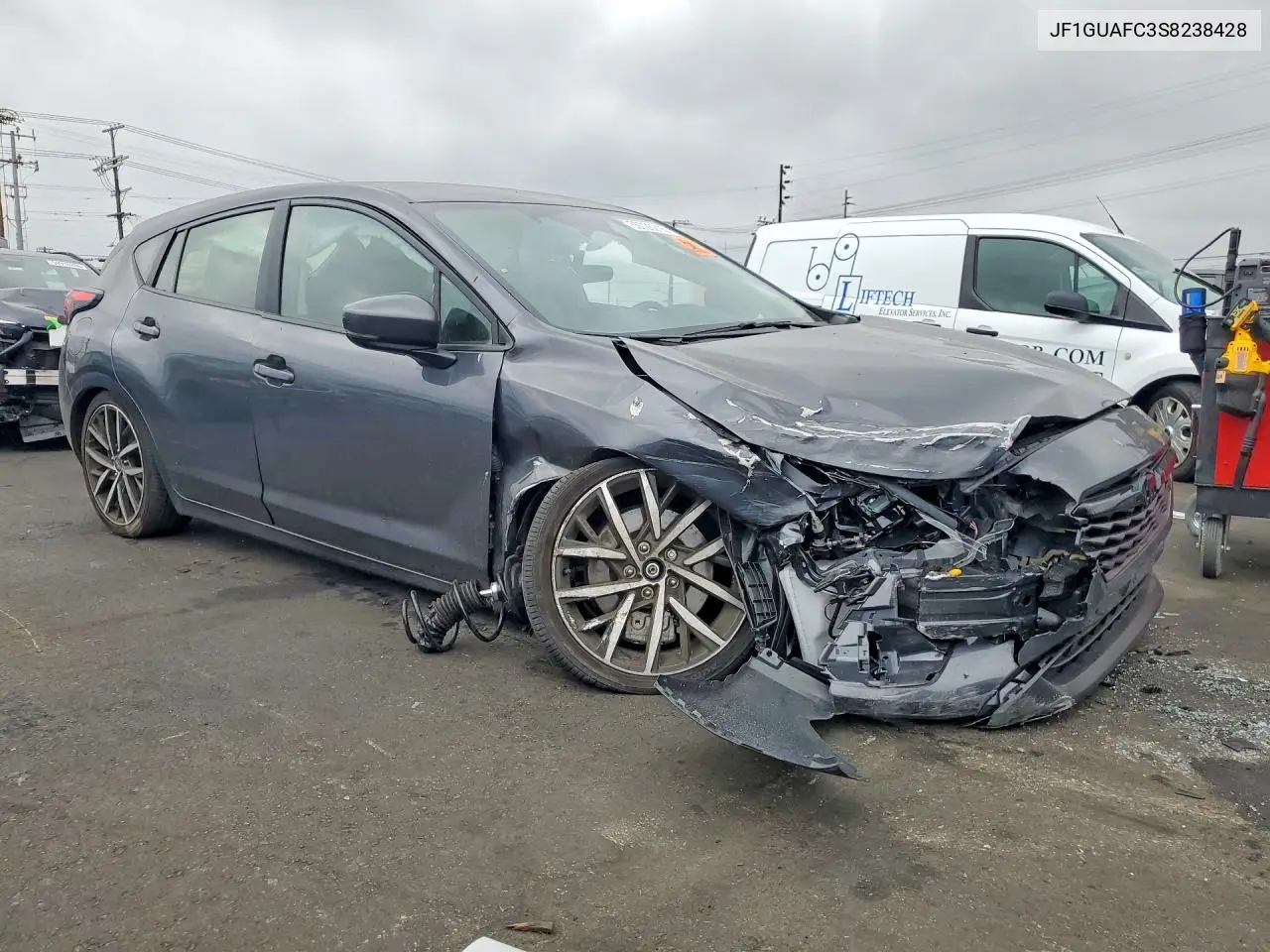 2025 Subaru Impreza Sport VIN: JF1GUAFC3S8238428 Lot: 59726216