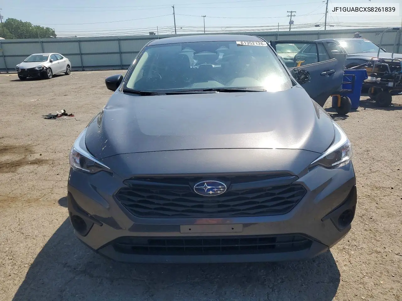 2025 Subaru Impreza VIN: JF1GUABCXS8261839 Lot: 61352126