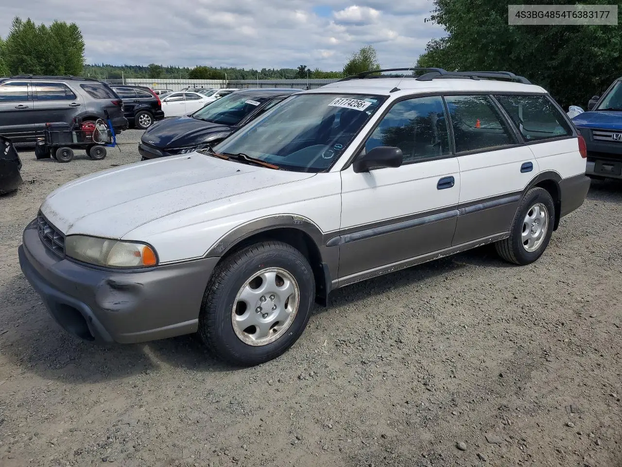 1996 Subaru Legacy VIN: 4S3BG4854T6383177 Lot: 61774256