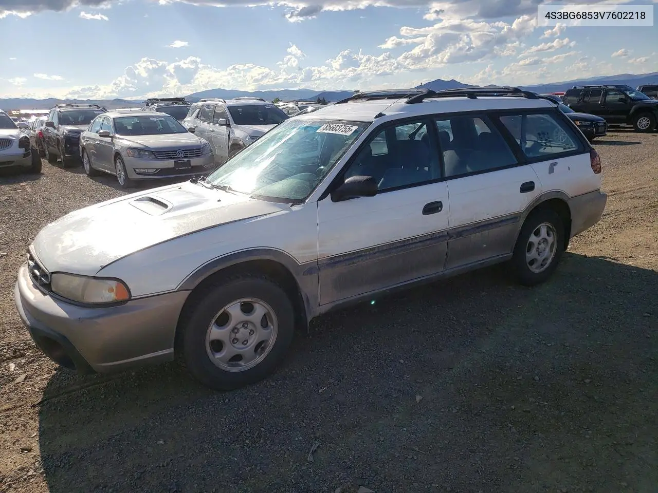 1997 Subaru Leg/Ob Sw 4X4 VIN: 4S3BG6853V7602218 Lot: 85603755