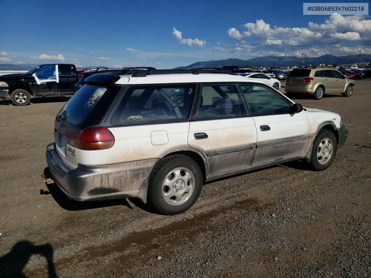 1997 Subaru Leg/Ob Sw 4X4 VIN: 4S3BG6853V7602218 Lot: 85603755